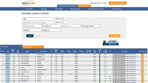 Direct Freight Load Board Solutions