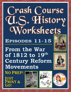 Distance Learning Crash Course Us History Worksheets Episodes 16 25