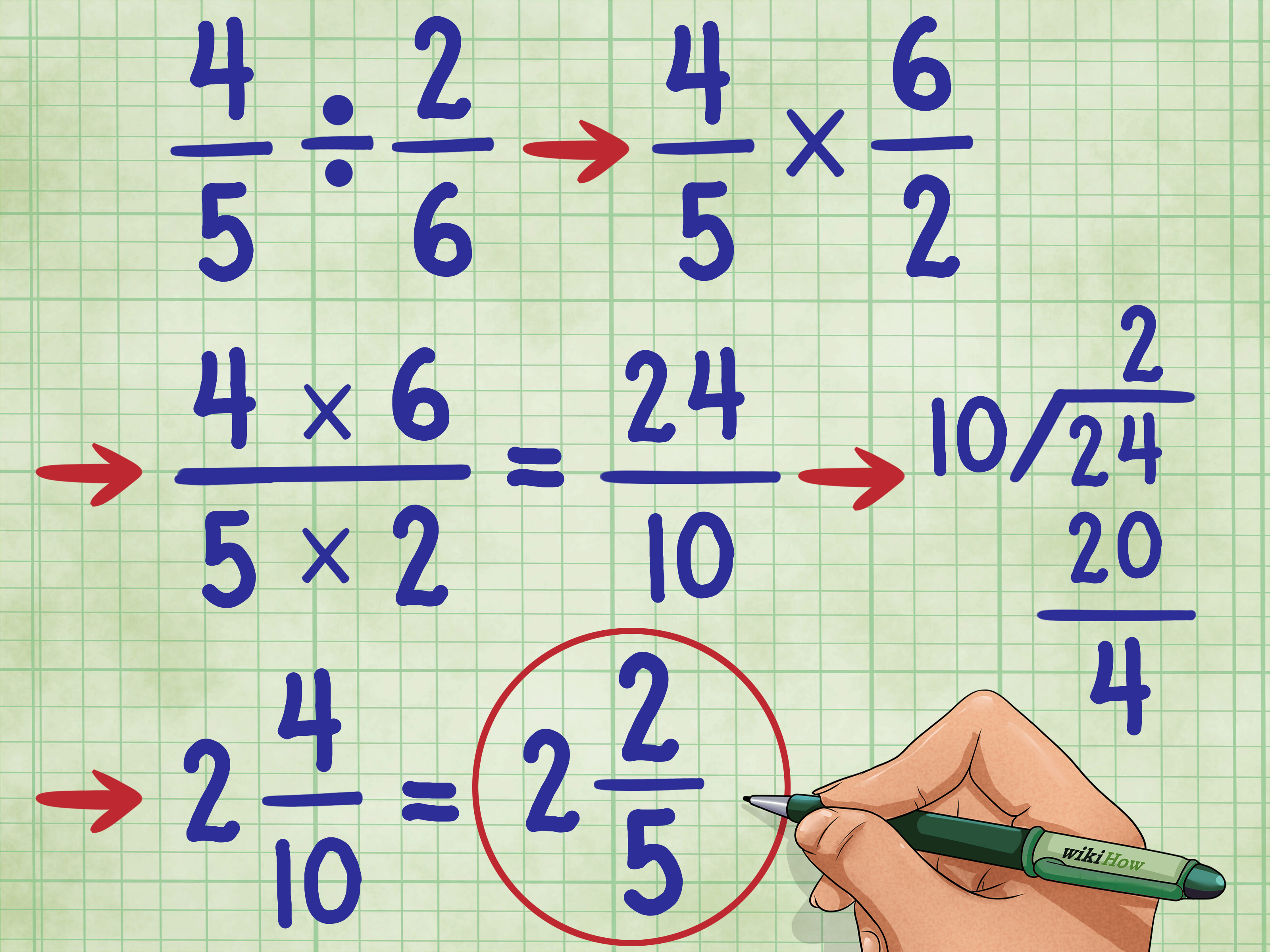 Divide Numbers By Fractions