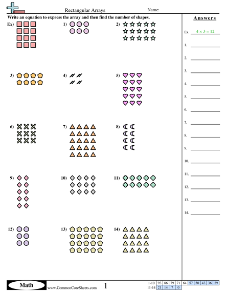 5 Ways to Master Division Arrays Worksheets Easily