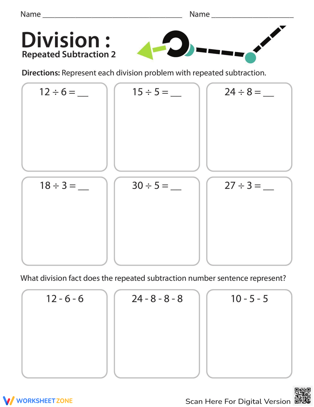 5 Ways to Teach Division as Repeated Subtraction