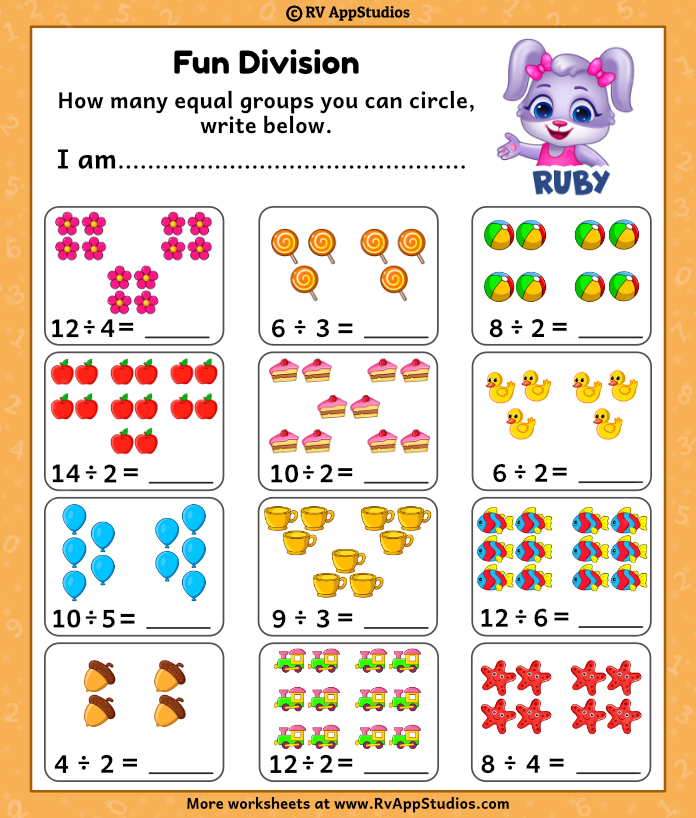 Division For Kids How To Teach A Child To Solve Division Using