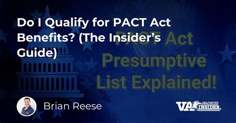 Do I Qualify For Pact Act Benefits The Insider S Guide