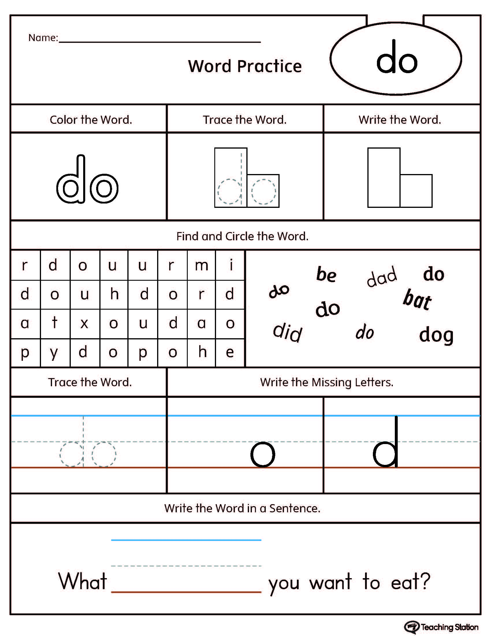 Do Sight Word Worksheet Kindergarten Free Printable Pre K Sight Words Worksheets Walchimage09