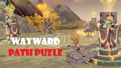 Domain Of The Wayward Path Puzzle Solution Genshin Impact Youtube