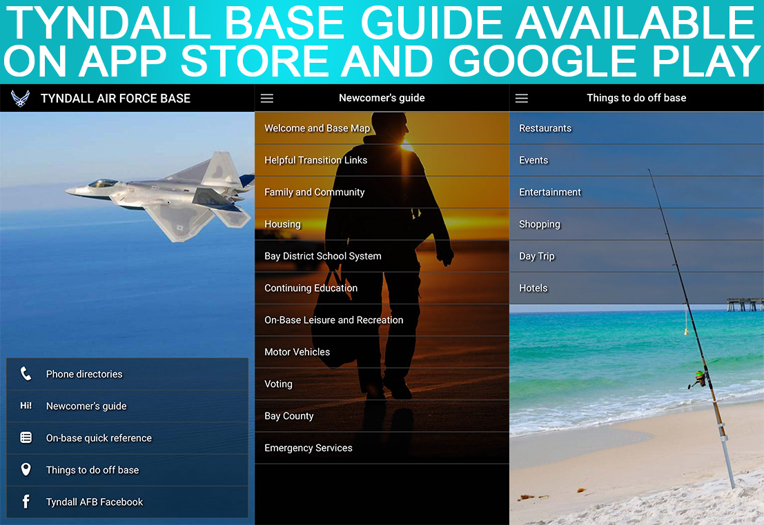 Download Tyndall Base Guide On Google Play And App Store Now Tyndall Air Force Base Article