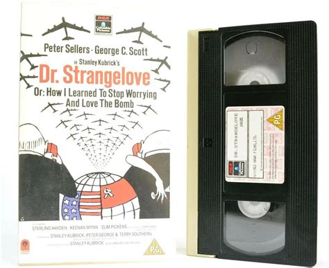 Dr Strangelove 1963 Vhs Sterling Hayden George C Scott Peter Sellers Keenan Wynn