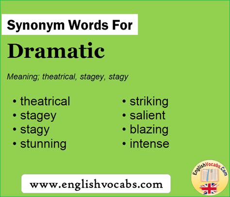 Dramatic Synonym