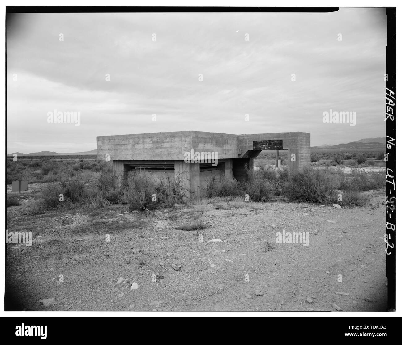 Dugway Proving Ground German Japanese Village Observation Bunker South Of Stark Road In Wwii