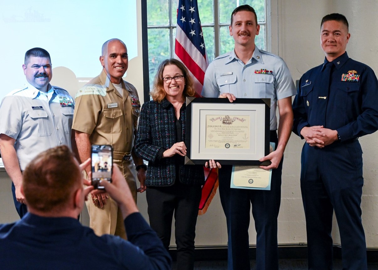 Dvids Images Breaking Ground Coast Guard Student Receives 1St Ever Usncc Associate Degree