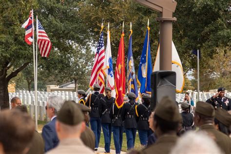 Dvids Images Fort Sam Houston National Cemetery S Veteran S Day Ceremony Image 5 Of 5