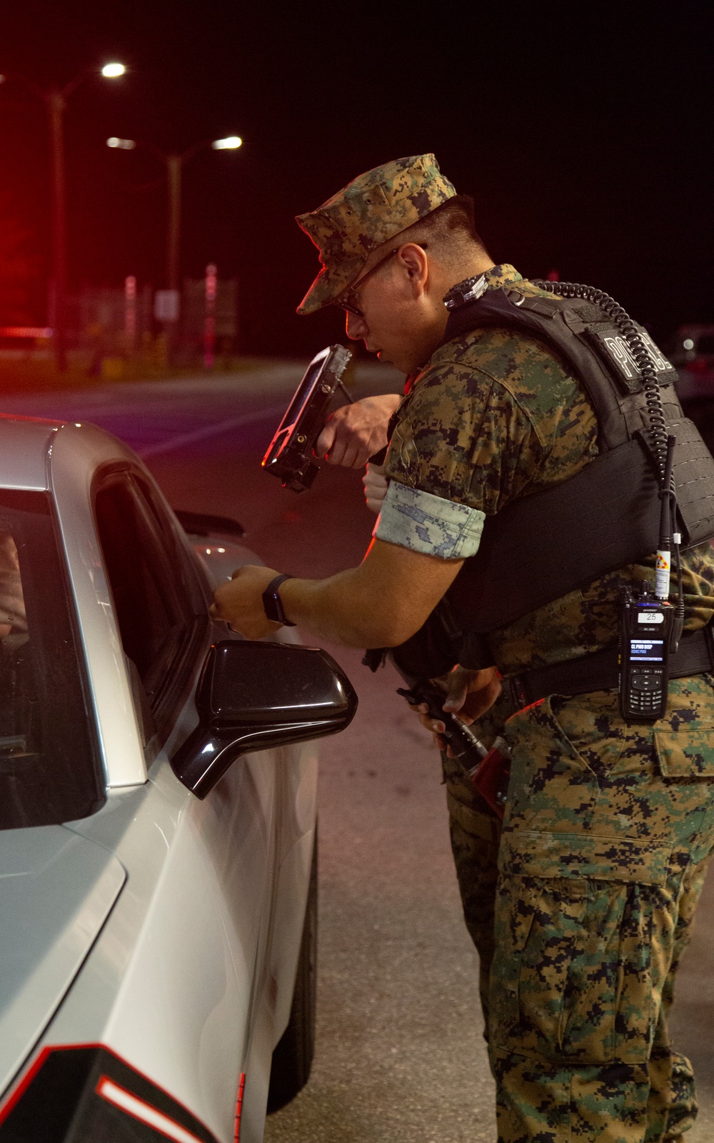 Dvids Images Pmo Conducts Roadside Safety Checks At Camp Lejeune Image 7 Of 7