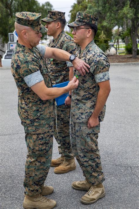 Dvids Images U S Marines Awarded Navy And Marine Corps Achievement