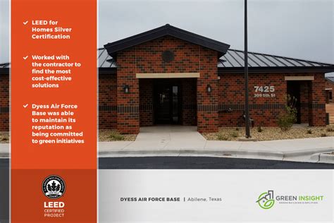 Dyess Air Force Base Leed Silver Abilene Tx Green Insight