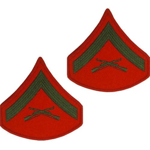 E 3 Lance Corporal Lcpl Usmc Chevron Rank Insignia