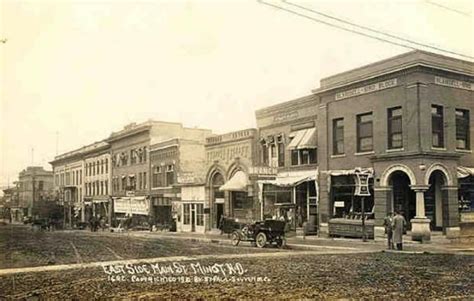 East Side Main Street Minot North Dakota 1910 North Dakota Minot