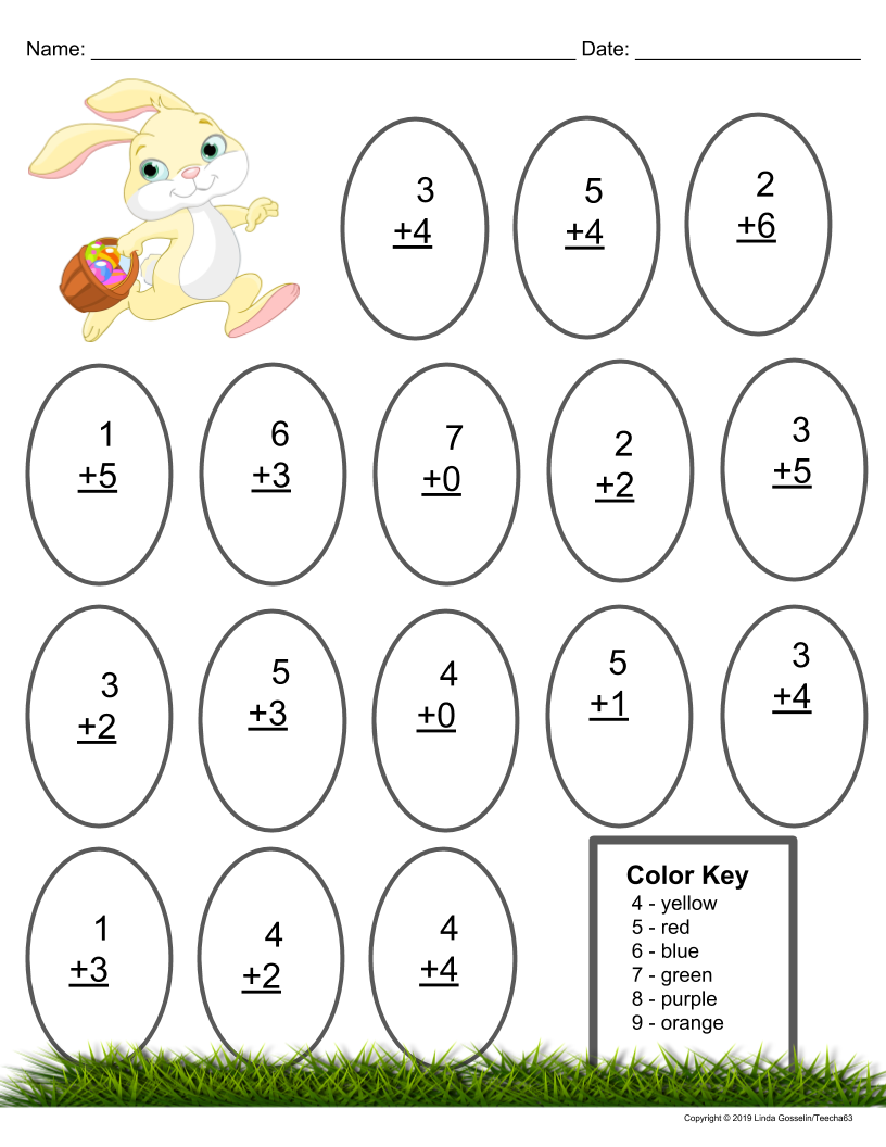 Easter Math Worksheets Fun And Educational Activities For Kids