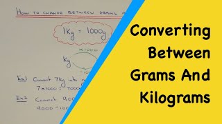 Easy Converting Pounds Lbs To Kilograms Kg Youtube