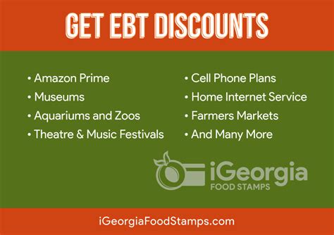 Ebt Discounts Georgia Food Stamps Help