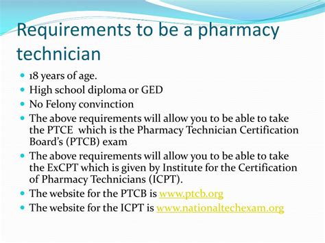 Pharmacist Education Requirements