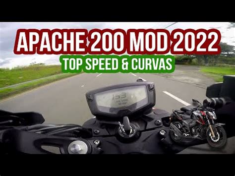 El Mejor Top Speed Apache 200 Mod 2022 El Monicho Youtube