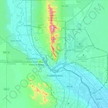 El Paso Elevation and Altitude Information