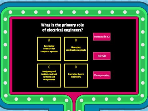 Electrical Engineering Gameshow Quiz