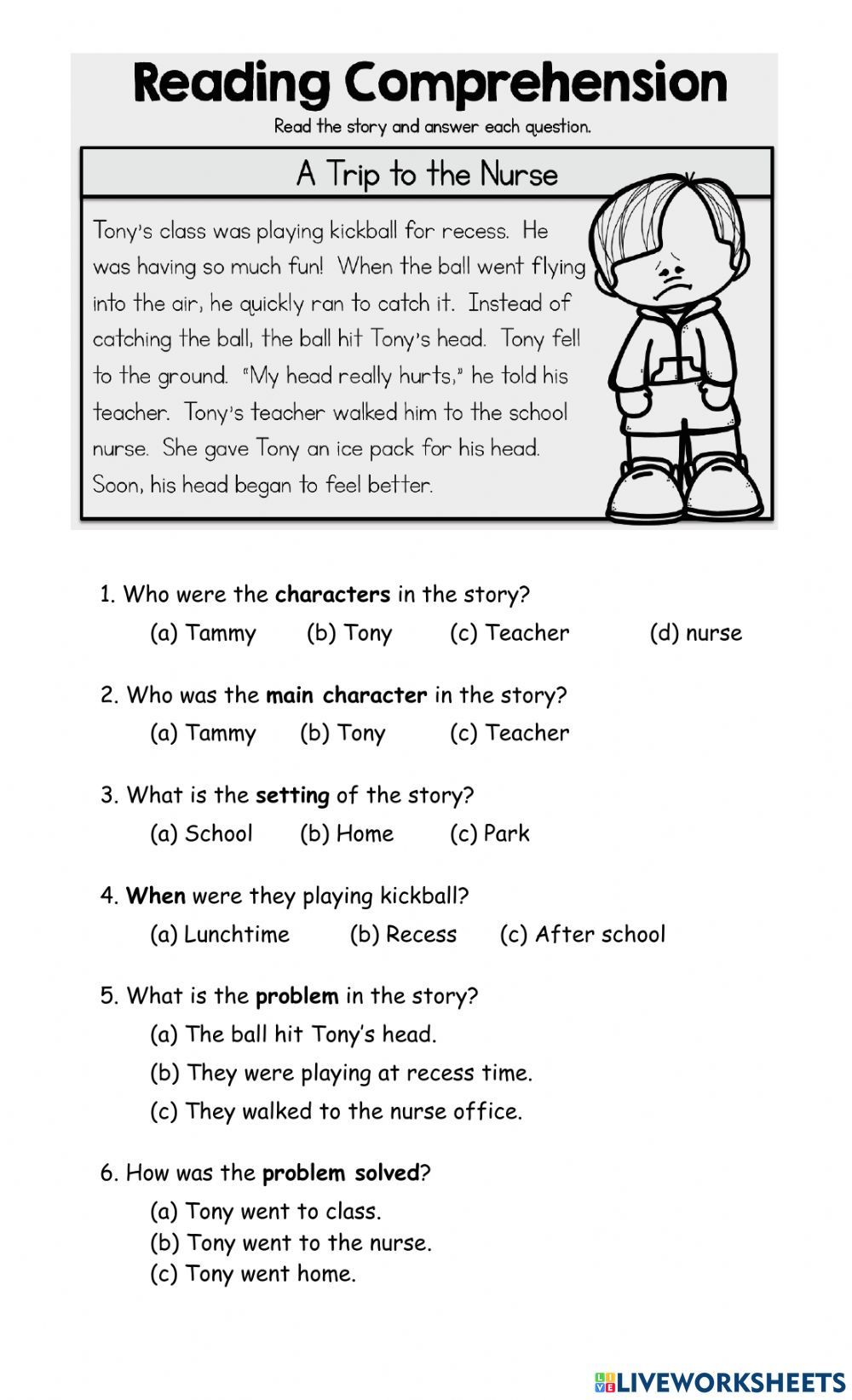 Elements Of A Story Worksheet Englishworksheet My Id