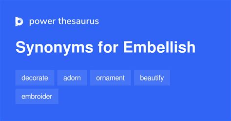 Embellish Synonym