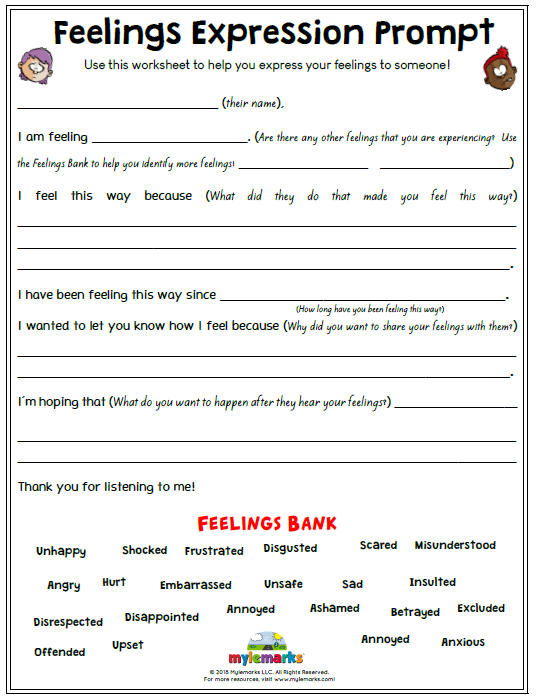 Emotional Expression Worksheets: Unlock Your Feelings Now