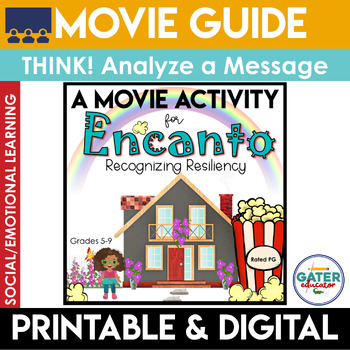 Encanto Movie Guide Worksheet Questions Google Slides Movie Day