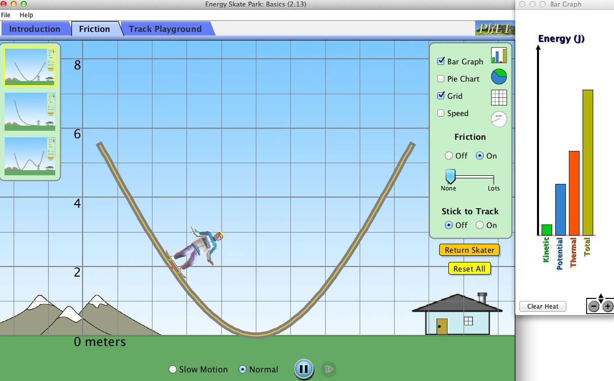 Exploring Energy Conservation with Skate Park Worksheet