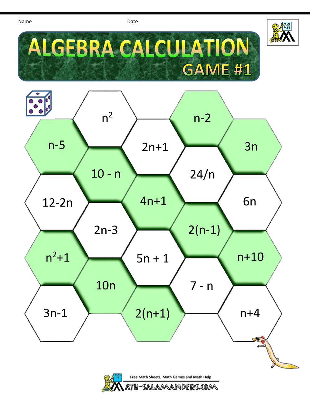 Engaging Algebra Worksheets For 5Th Graders Fun Learning Activities