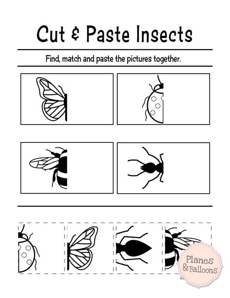 Engaging Color Cut And Paste Worksheets For Kindergarten Fun Learning Activities