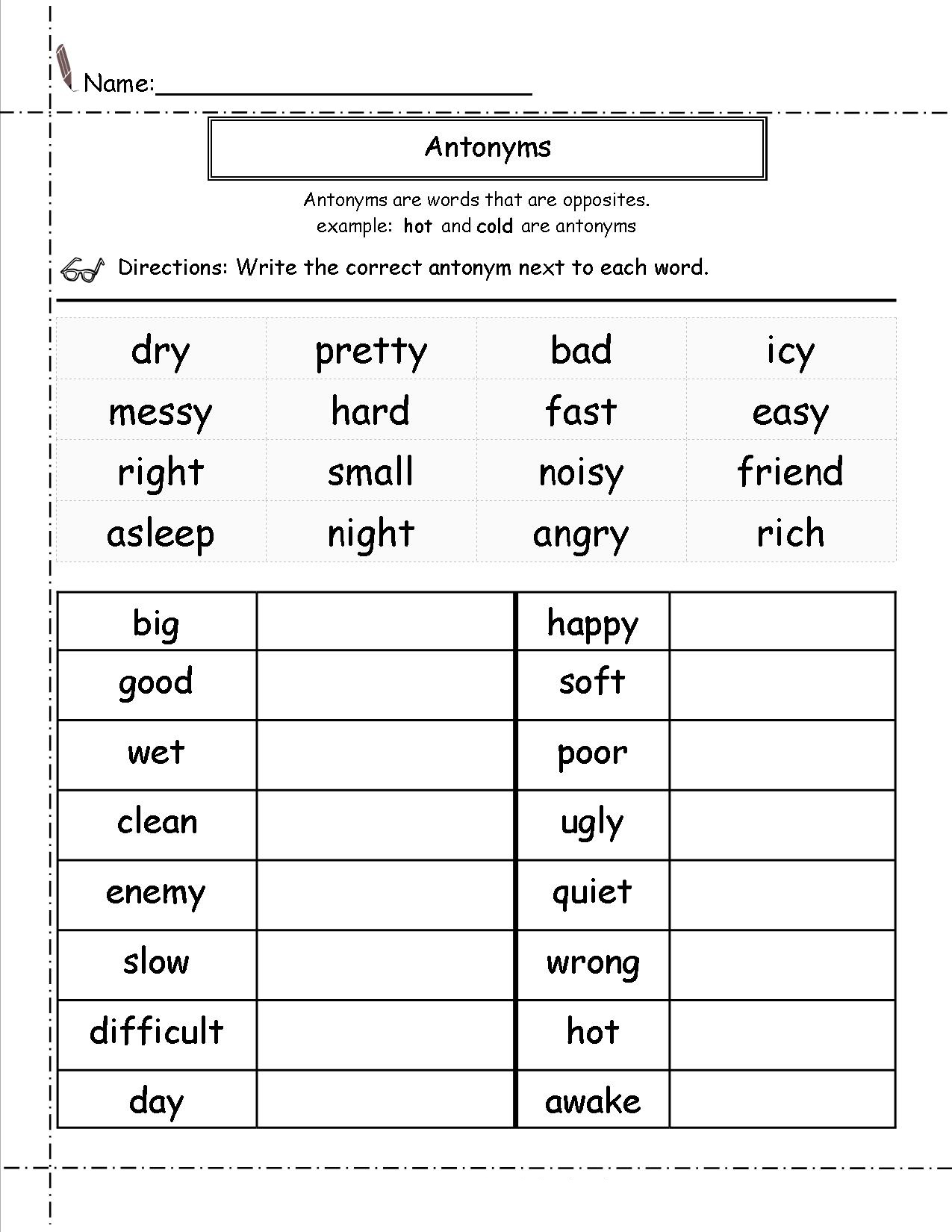 5 Fun English Worksheets for 2nd Grade Kids