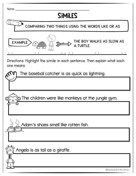 Englishlinx Com Figurative Language Worksheets