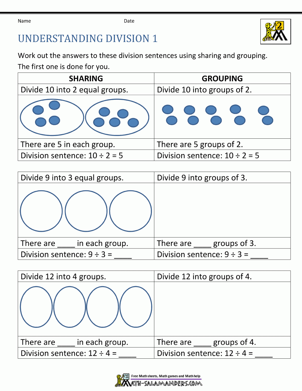 5 Fun Ways to Master Equal Groups Division Worksheets