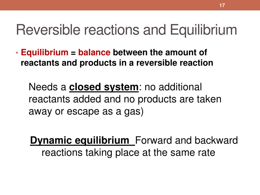 Equilibrium And Reversible Reactions Name Phet Equilibrium