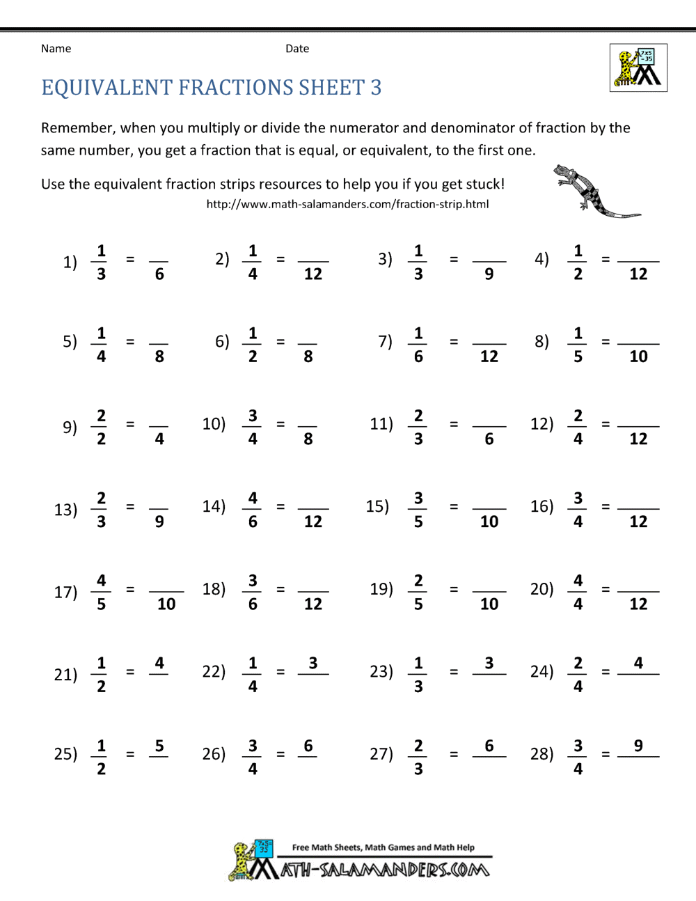 5 Easy Steps to Master Equivalent Fractions