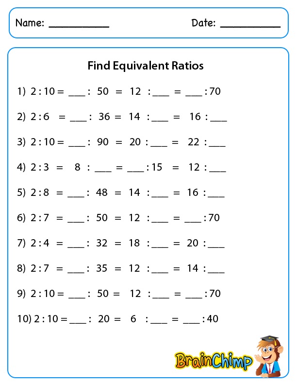 5 Essential Tips for Creating Equivalent Ratio Worksheets