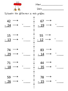 Estimating Differences By Emily Mcnulty Tpt