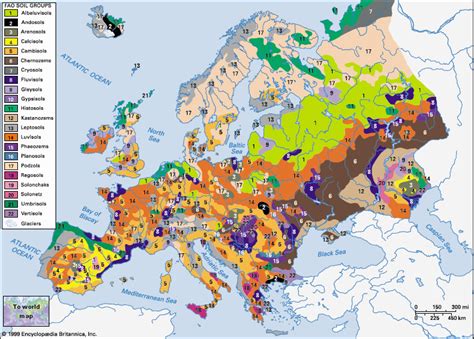 Europe Soil Group Distribution Students Britannica Kids Homework Help