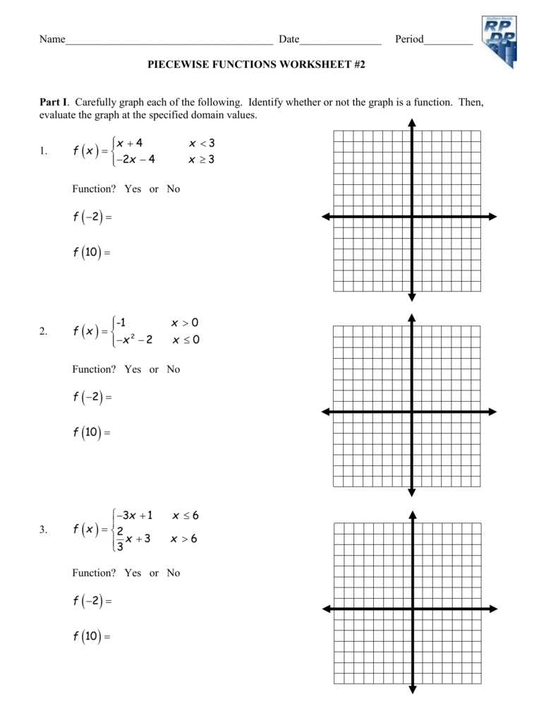 Evaluating Functions Worksheet With Solutions Teaching Resources