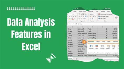 Excel Analytics Tools Data Analysis Features In Excel Earn Excel