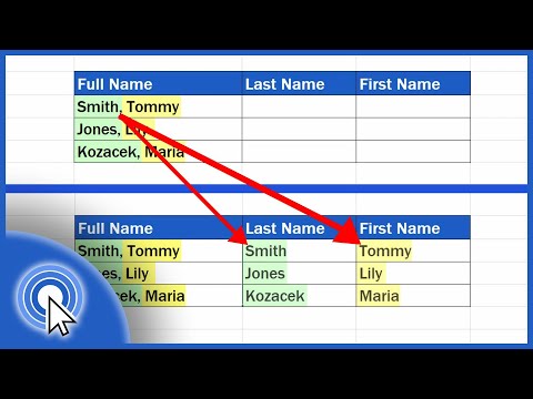 Excel How To Split Names Basic Excel Tutorial