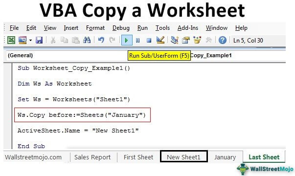 Excel Vba Copy Sheet To New Sheet