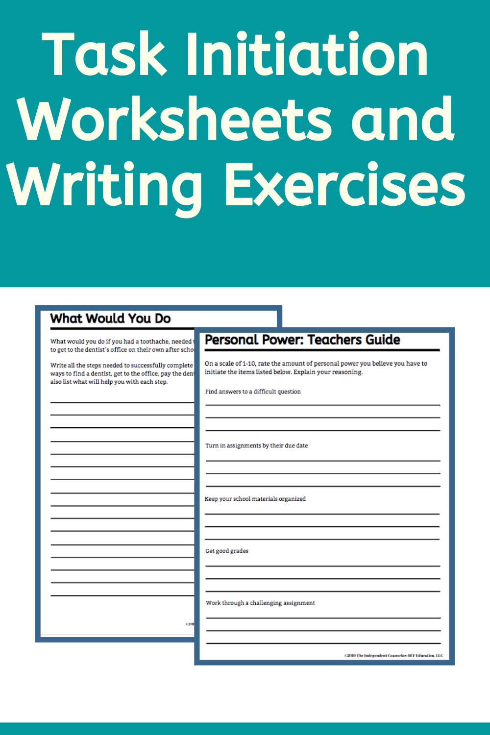 Executive Functioning Skills Activities Worksheets And Lessons For