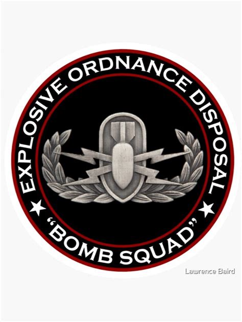 Explosive Ordnance Disposal Sticker For Sale By Lawrencebaird Redbubble