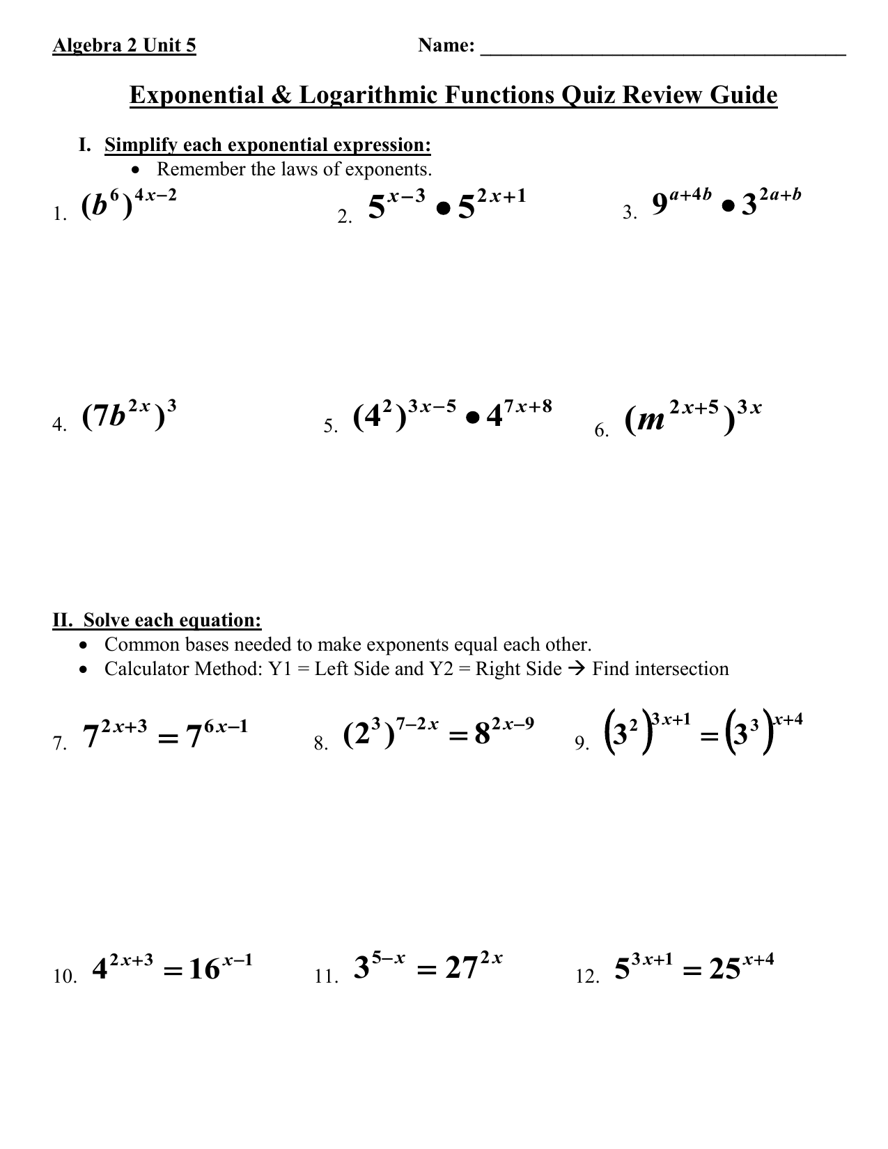 Master Exponential and Log Equations with Ease