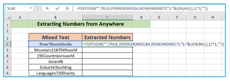 Extract Numbers From String Excel By Biz Infograph Medium